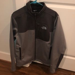 North Face Apex Risor Jacket, Grey/black, Medium